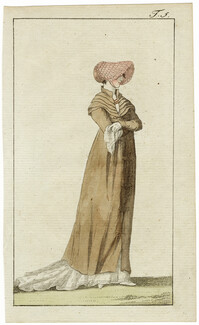 Journal des Luxus und der Moden circa 1800 n°3, Hand-colored engraving