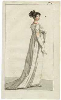 Journal des Luxus und der Moden 1804 n°1, Hand-colored engraving