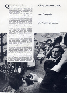 Christian Dior - Yves Saint-Laurent (première collection) été 1958, Photo Henry Clarke, 3 pages