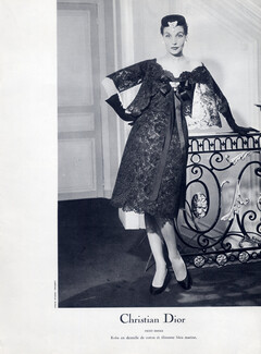 Christian Dior - Yves Saint-Laurent (première collection) été 1958 Dinner lace Dress