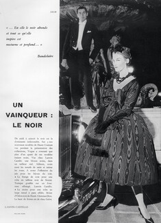 Christian Dior - Yves Saint-Laurent Collection Automne-Hiver 58-59, Photo William Klein