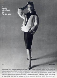 Yves Saint-Laurent (première collection) 1962, "Marinière" Photo Philippe Pottier