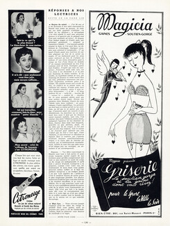 Magicia (Lingerie) 1955 Griserie, Raymond Peynet Girdle Bra