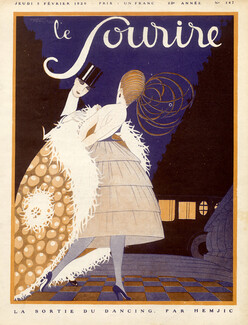 Hemjic 1920 La sortie du Dancing, Evening Gown