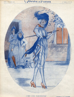 Jacques (Julien) Leclerc 1919 Elegant Parisienne