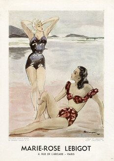 Marie-Rose Lebigot (Swimwear) 1948 Pierre Mourgue
