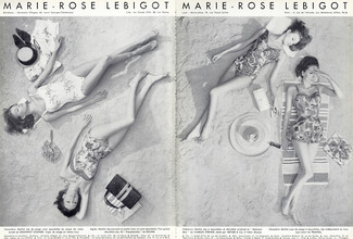 Marie-Rose Lebigot 1963 Swimwear, Beach