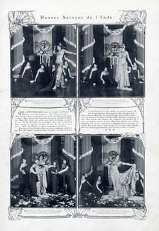 Mata Hari 1905 "Siva" sacred dances of India, Indian costumes