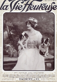 Miss Lantelme 1907 French Bulldog, Pekingese Dog