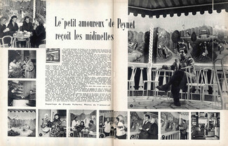 Raymond Peynet 1951 "La Midinette Restaurant" Decorative Arts "Le Jardin de Rêve"