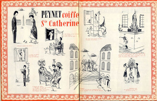 Raymond Peynet 1951 St. Catherine's Day, Comic Strip