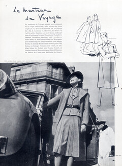 Véra Boréa 1939 Photo Arik Nepo, Hermès (bagages)