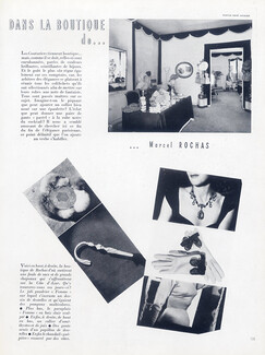 Marcel Rochas, Christian Dior, Pierre Balmain, Robert Piguet, Jacques Fath 1947 Stores, 5 pages illustrées, Photos René Jacques, 5 pages