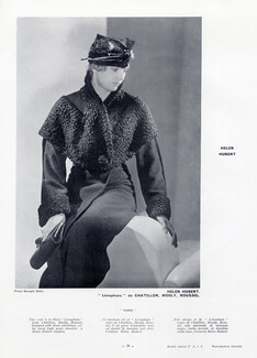 Helen Hubert (Couture) 1934 Photo Georges Saad