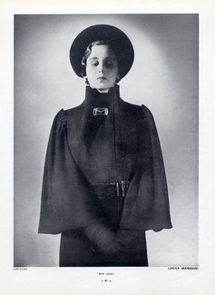Lucile Manguin (Couture) 1935 Photo Joffé