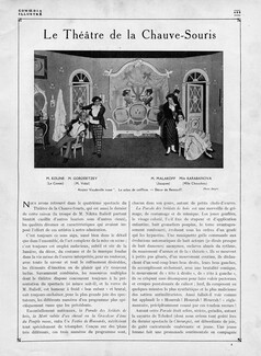Le Théâtre de la Chauve-Souris, 1921 - Soudeikine, Remisoff, Text by Jean Bernier, 3 pages
