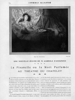 La Pisanelle ou la Mort Parfumée, 1911 - Ballets Russes Ida Rubinstein, Théâtre du Chatelet, 3 pages