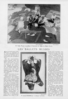 Les Ballets Russes, 1920 - "Le Sacre du Printemps", "Parade", Ballets Suédois, Texte par Jean Bernier, 10 pages