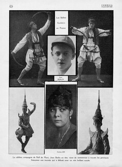 Ballets Suédois 1921 Jean Borlin, Rolf De Maré, Cambodge
