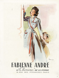 Fabienne André 1945 Chemisier, Brénot
