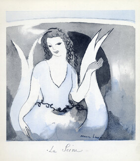 Marie Laurencin 1949 La Seine, Mermaid