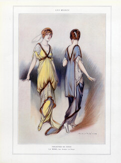 Aubert de Dinan 1913 Diner Dresses