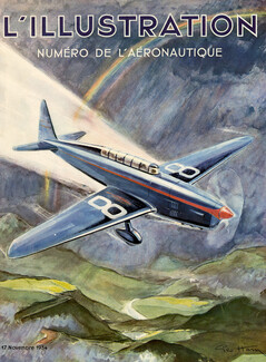 Geo Ham 1934 L'Illustration Cover, Aéronautique