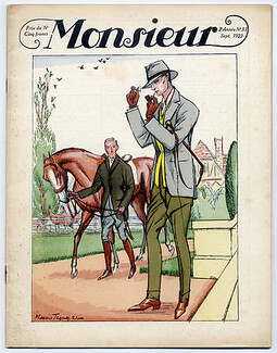 Monsieur 1922 n°33 Maurice Taquoy, Hermès Hunting, Baudelaire Dandy