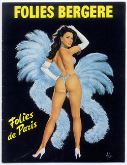Folies Bergère 1975 "Folies de Paris", Chorus Girl, Aslan, Pinup, Norma Duval, Michel Gyarmathy, 16 pages