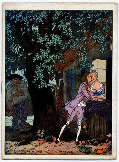 Trianon Lyrique 1923 "La Fille de Madame Angot" Pierre Brissaud, Program, 12 pages