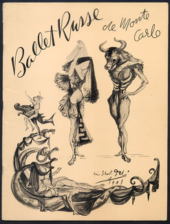 Ballet Russe de Monte Carlo 1941 Salvador Dali, Tamara Toumanova, Igor Youskevitch, Nathalie Krassovska... 56 pages, 56 pages