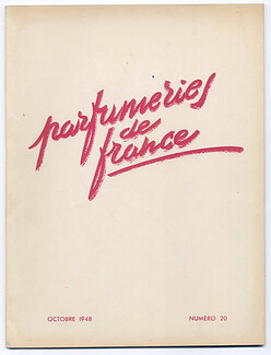 Parfumeries de France 1948 October, Le Salon de la Femme et de la Beauté, Coty, Robert Piguet, 44 pages