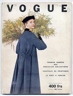 Vogue Paris 1953 March Jacques Fath, 164 pages
