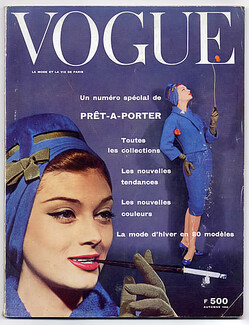 Vogue Paris 1958 August Ready-to-wear Winter Collection, Guy Bourdin