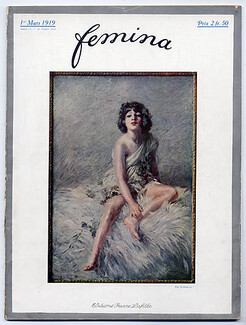 Femina 1919 Mars, Leonetto Cappiello, George Barbier, Foujita