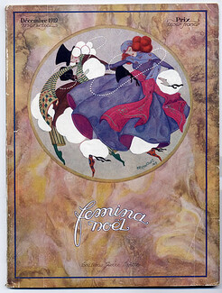 Femina 1919 Décembre, Alexandre Rzewuski, George Barbier, Guy Arnoux, Benito, Domergue, Charles Martin, 106 pages
