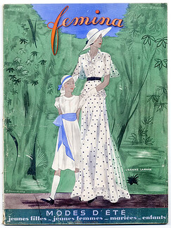Femina 1932 Mai, Jacques Demachy, Jeanne Lanvin, Prince Troubetzkoï, Golf