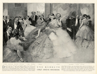 Une Redoute chez Arsène Houssaye 1912 René Lelong, Masquerade Ball