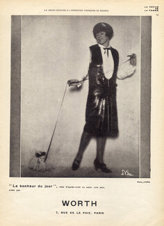 Worth 1927 Photo Madame D'Ora, yorkshire dog