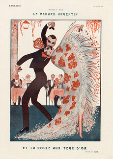 Le Renard Argentin, 1925 - José Babel's Bar, Flamenco Dancers