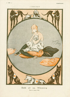 Jacques Nam 1916 ''Bob et sa Mèmère'', Dogs