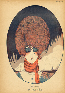 Mijaurée, 1917 - Pol Rab Snooty, Extravagant Hairstyle