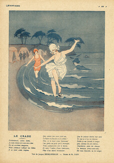 Cady 1917 ''Le Crabe'' bathing beauty