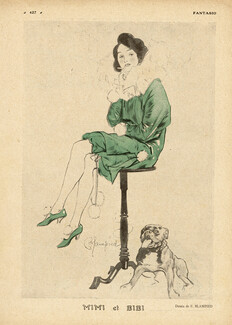 Blampied 1917 ''Mimi et Bibi'' Dog