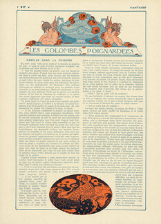 Les Colombes Poignardées, 1915 - Gerda Wegener Fumerie D'opium, Paroles dans la fumerie, Ce qu'a dit le Bouddha aux yeux d'or, Text by Maurice Magre