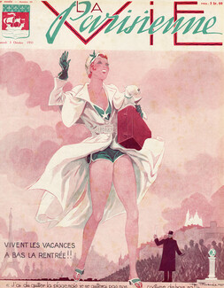 Henry Fournier 1931 Vivent les Vacances, La Vie Parisienne cover
