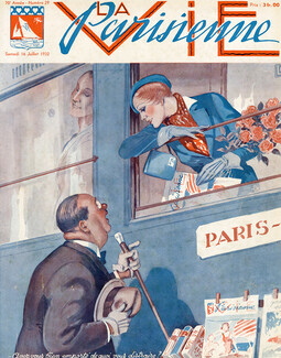 Georges Léonnec 1932 Adultery, La Vie Parisienne cover