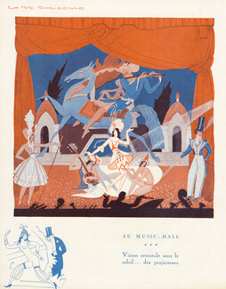 Nouail 1932 Au Music-Hall, Orientalism