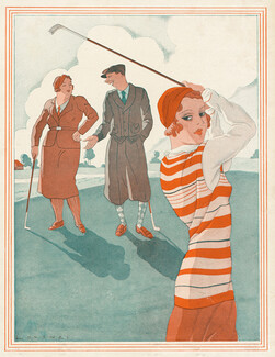 Fabius Lorenzi 1932 L'adroite golfeuse, Women In Sports