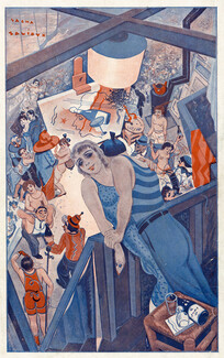 Sacha Zaliouk 1932 Noël Chez les Fauves à Montparnasse, Party